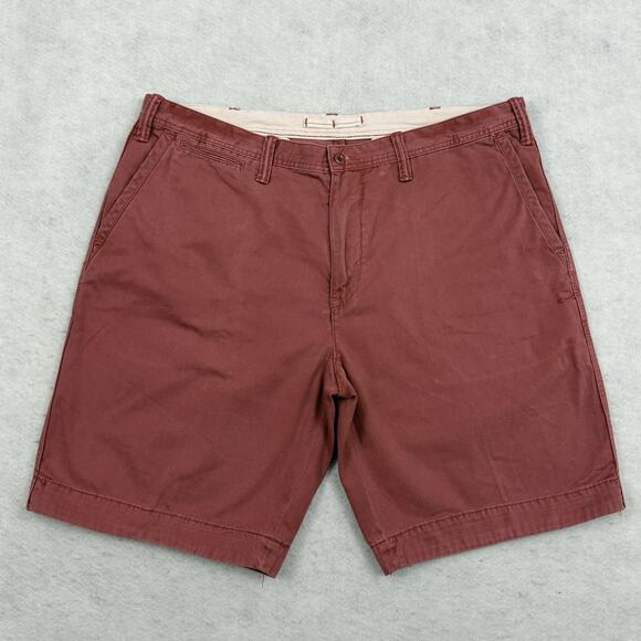 Polo Ralph Lauren Shorts Mens 40 Relaxed Fit Nantucket Red Chino Preppy Casual - Picture 1 of 12